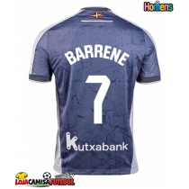 Camisa de Futebol Real Sociedad Ander Barrenetxea #7 Equipamento Secundário 2025-26 Manga Curta